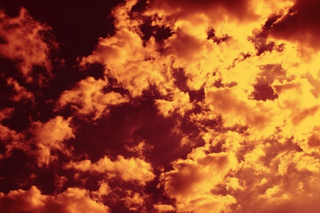 Sky through burnt sienna filterの写真素材