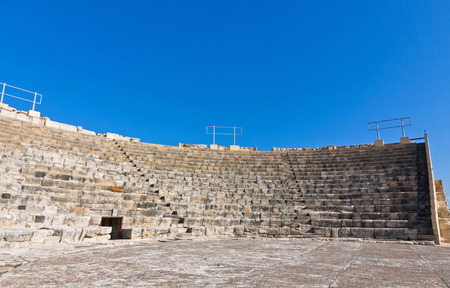Ancient Greco-Roman theater in Kourion, Cyprusの写真素材