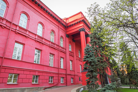 Taras Shevchenko National University of Kyiv, Ukraine. The third oldest university in Ukraine, was founded in 1834のeditorial素材