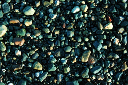 Ocean pebbles of various sizes and colors