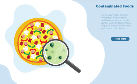 Ilustración del Contaminated foods, food - ID:162088151 - Imagen libre ...