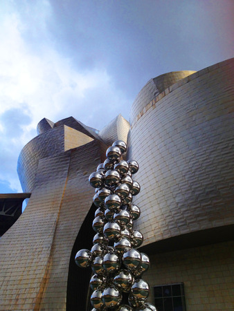 The Guggenheim Museum, Bilbao, Spainのeditorial素材
