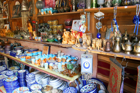 Traditional local souvenirs in Jordan, Middle Eastのeditorial素材