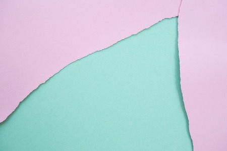 Background of trendy pastel colors. Flat lay of soft color paper.の写真素材