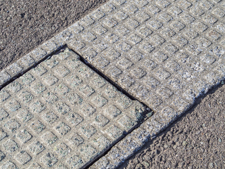 Abstract drain concrete texture and pattern.の写真素材