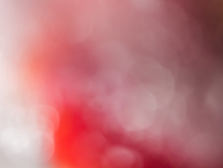 Abstract white and red bokeh and blurry backgroundの写真素材