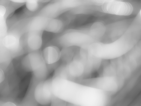 Abstract black and white tone effect bokeh, motion and gradient background.の写真素材