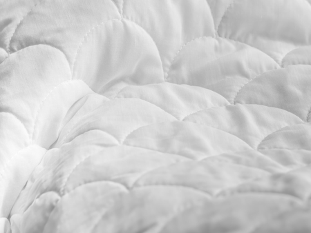 Abstract black and white fabric blurry textureの写真素材