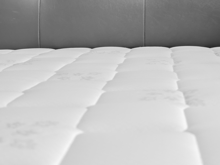 Abstract black and white fabric blurry textureの写真素材