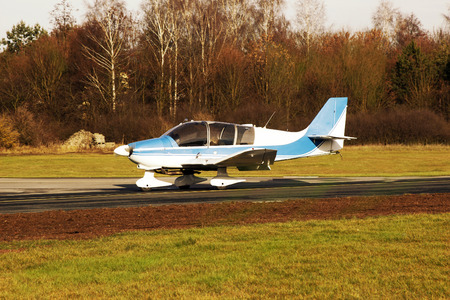 an engine aircraft on the field