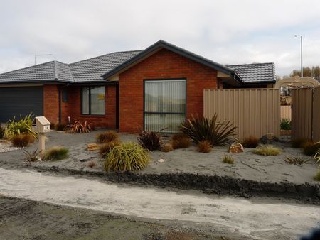 Christchurch, New Zealand, September 9 2010: Liquefaction damage from Earthquake in Bexley neighborhoodのeditorial素材