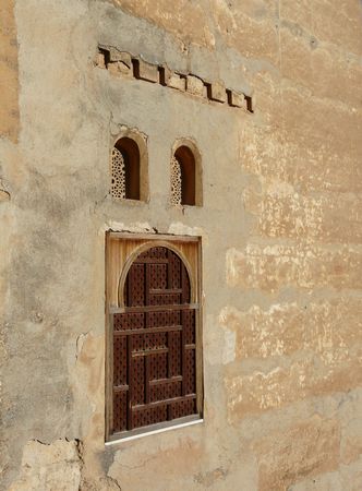 Arched windows at the Alhambra in Granada, Spainのeditorial素材