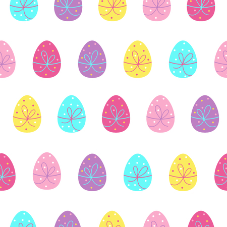 Easter eggs pattern designのイラスト素材