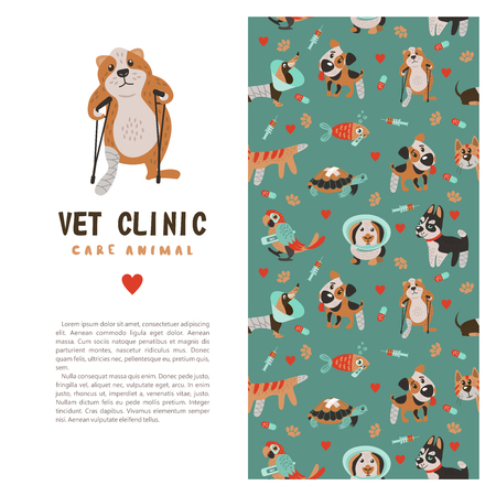 Template Leaflets Banners Promotional Products Veterinary Clinic