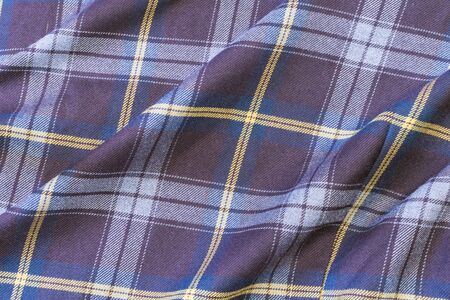 The texture of cotton fabric. Close-up.