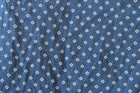 The texture of cotton fabric. Close-up.