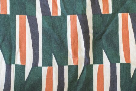 The texture of cotton fabric. Close-up.