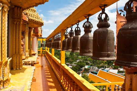 Big bell with a beautiful black and bright