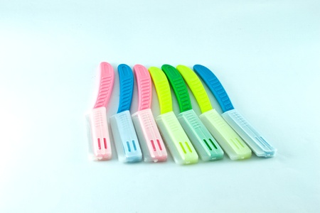 knife colorful, beautiful and bright.の写真素材
