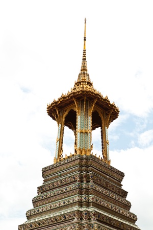 a beautiful pagoda in thailandの写真素材