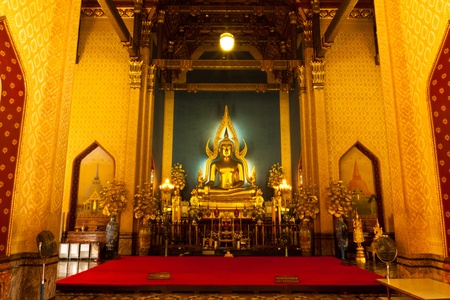beautiful color statue of a Buddhist of Thailandのeditorial素材