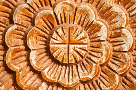 the brown wood texture with natural patternsの写真素材