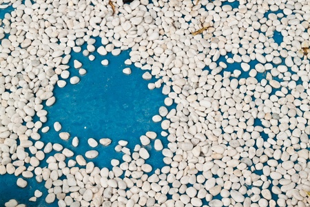 abstract background with round peeble stonesの写真素材