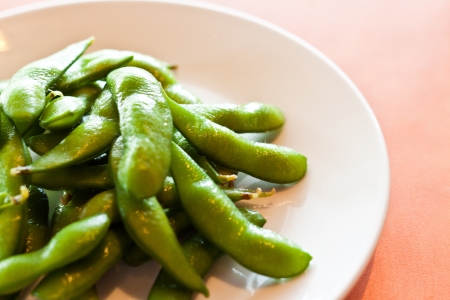 edamame soy beansの写真素材