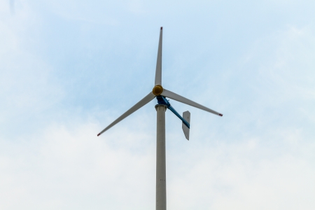 windmills for renewable electric energy productionの写真素材