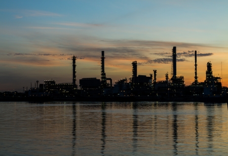 Oil Refinery Plantの写真素材