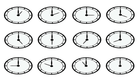 Clock icons