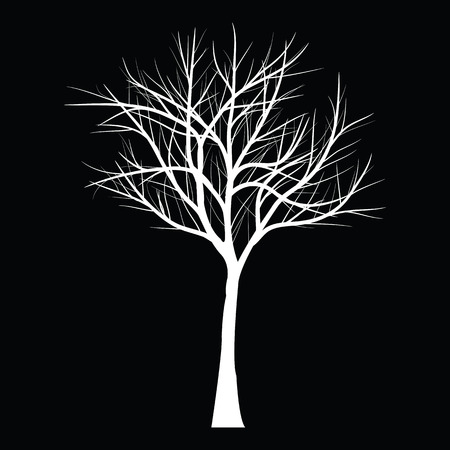 Trees with dead branchのイラスト素材