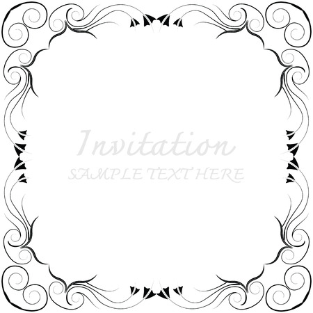 Vector decorative framesのイラスト素材