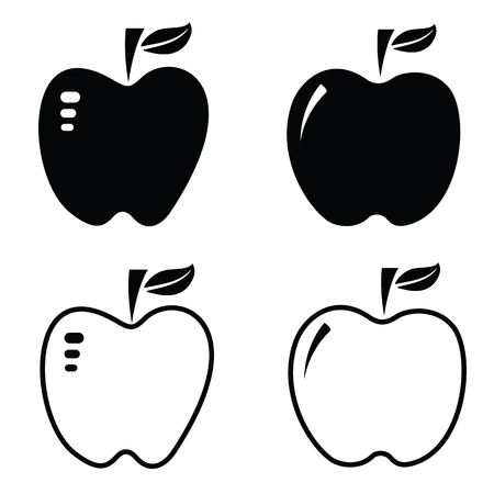 Apple Icon setのイラスト素材