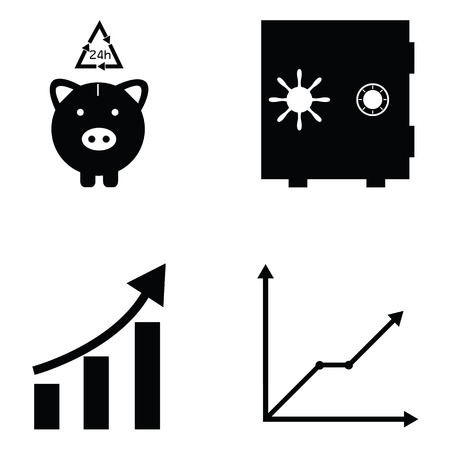 banking icon set Vector illustration.のイラスト素材