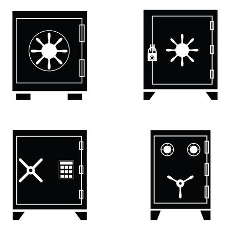 safe icon set Vector illustration.のイラスト素材