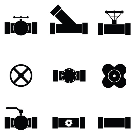 pipe icon set Vector illustration.のイラスト素材