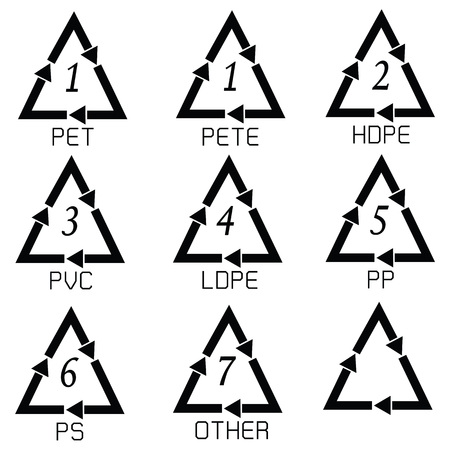 packaging symbols set Vector illustration.のイラスト素材