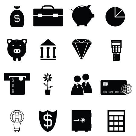 banking icon set Vector illustration.のイラスト素材