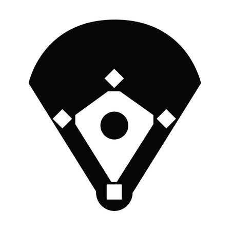 Baseball Stadium Vector illustration.のイラスト素材