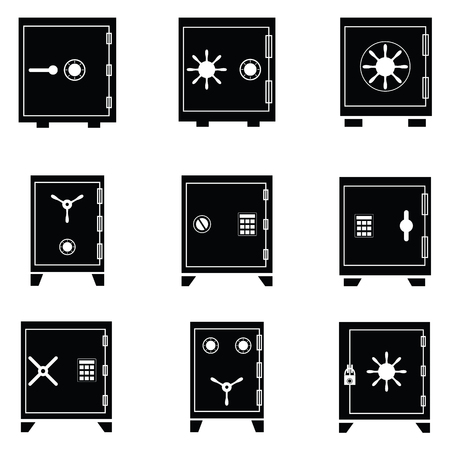 safe icon set Vector illustration.のイラスト素材