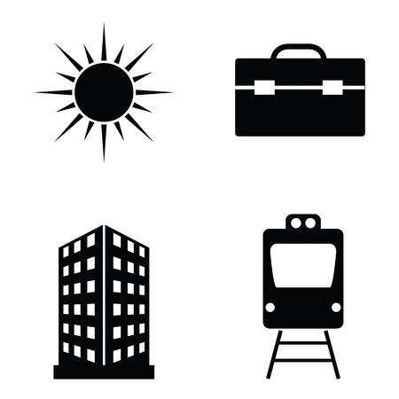 travel icon setのイラスト素材