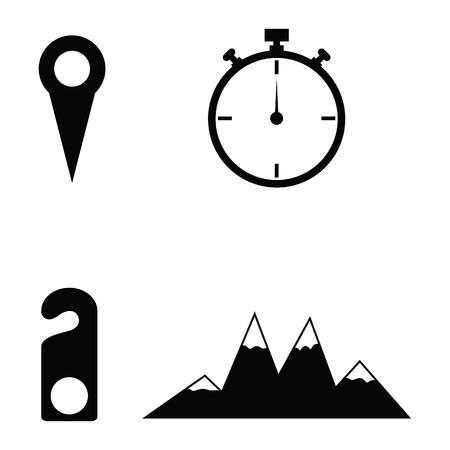 travel icon setのイラスト素材