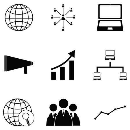 Marketing icon set.のイラスト素材