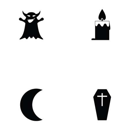Halloween icon set.のイラスト素材