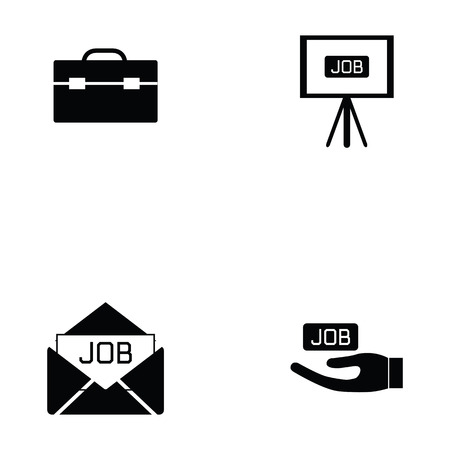 job icon setのイラスト素材