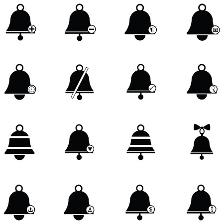 Bell icon setのイラスト素材