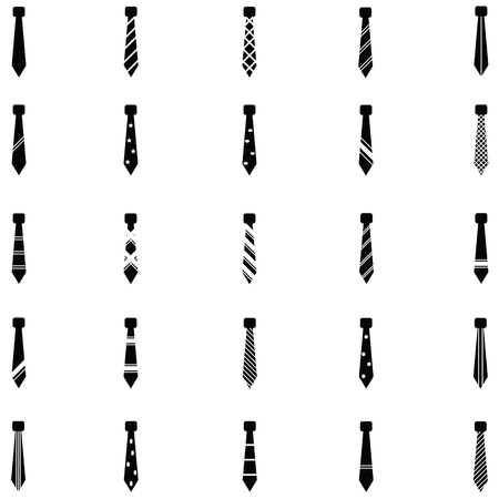 tie icon set Vector illustration.のイラスト素材