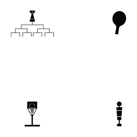 Sport icon set on white background vector illustration.のイラスト素材