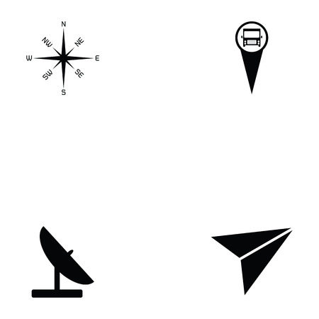 map icon setのイラスト素材